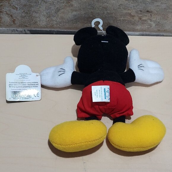 Applause Disney Mickey Mouse Flat Hanging Plush Toy - Picture 4 of 9
